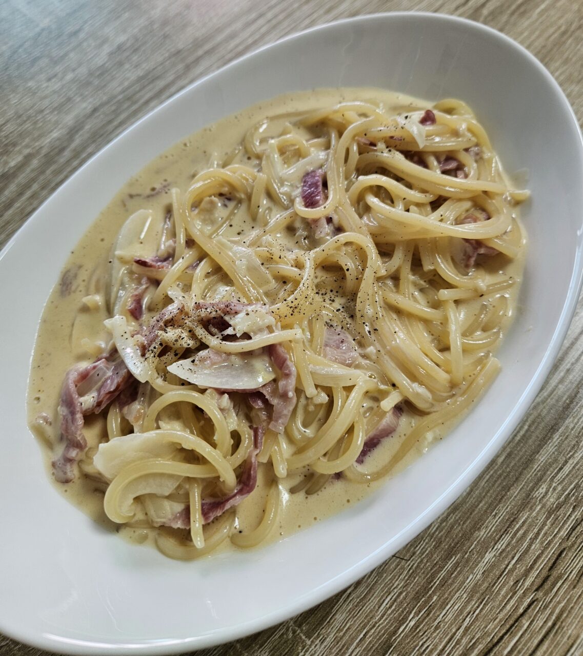 [간편한끼] 실패없는 10분 레시피 추천👍 | 꾸덕한 베이컨 크림파스타 만드는 법🥓·원팬파스타·간편비밀tip